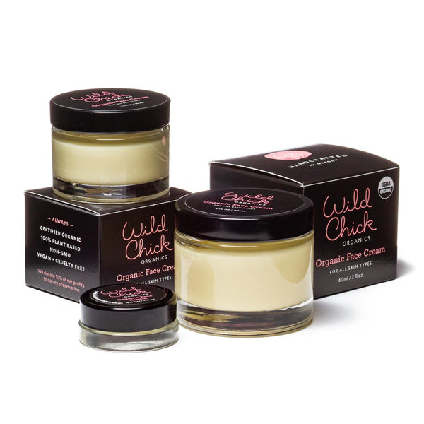 Certified-Organic Face Cream - Wild Chick Organics